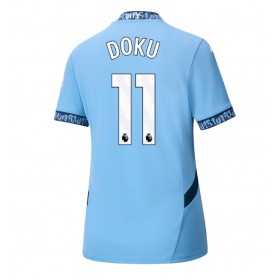 Manchester City Jeremy Doku #11 Hemmakläder Dam 2024-25 Kortärmad